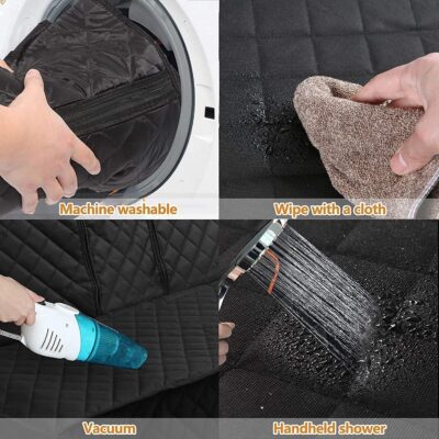 Dog Car Seat Cover for Back Seat Pet Cover for Dogs Waterproof Car Seat Protector Bench Seat Cover, Scratchproof Nonslip Durable Car Seat Covers for SUV,Truck &Cars - Image 5