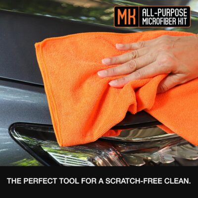 Suds Lab Premium Microfiber Towels for Car Detailing, Cleaning, Washing, Polishing - 16"x16" Ultra-Soft, Edgeless, Scratch-Free Cloth, Dual-Weave, Pack of 12 - Image 2
