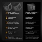 XING WEI Trunk Organizer Blocks, 2 Pack Black Car Trunk Organizer Blocks, Trunk Velcro Organizer for Wool & Plastic Trunk Stabilizer Multipurpose Storage for Car/Truck/SUV/Van - Image 7