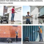 SIMPSON Cleaning PS3228 PowerShot 3300 PSI Gas Pressure Washer, 2.5 GPM, Honda GX200 Engine, Includes Spray Gun and Extension Wand, 5 QC Nozzle Tips, 5/16-inch x 25-foot MorFlex Hose, 49-State - Image 7