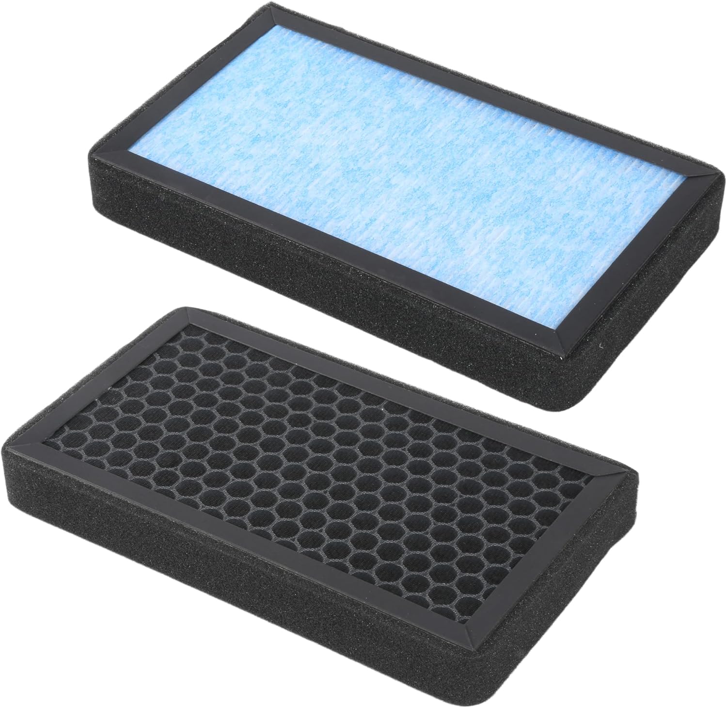 81v2f0ASfnL._AC_SL1500_.jpg frani Cabin Air Filter Designed for Tesla Model 3/Model Y 2016-2027, 2 Pack HEPA Air Filter Replacement for Tesla Model 3/Y,Tesla Accessories Model 3/Y - Image 1