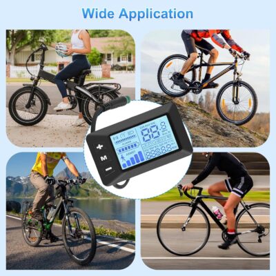 E Bike Display Ebike Screen GD01 Waterproof 5 Pin Electric Bicycle Lcd Display Control Monitor For 24V 36V 48V E-Bike Replacement Part - Image 2