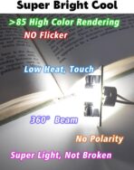 DC12V-24V White 31mm DE3175 LED Festoon Bulbs 1.2in, 200lm Super Bright Dome Light Bulbs, Led Interior Car License Plate Dome Map Door Trunk Lights Replace for 3175 DE3021 3022 3021, Pack of 2 - Image 4