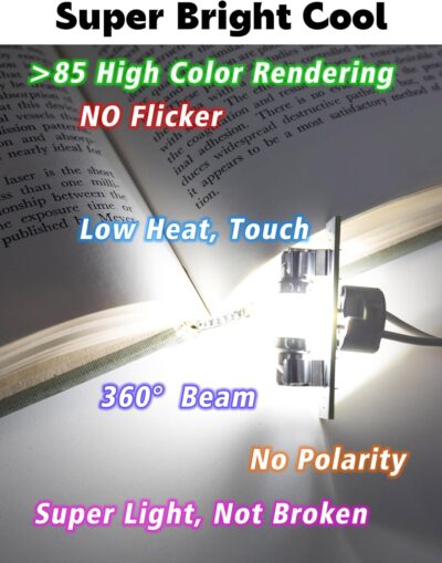 DC12V-24V White 31mm DE3175 LED Festoon Bulbs 1.2in, 200lm Super Bright Dome Light Bulbs, Led Interior Car License Plate Dome Map Door Trunk Lights Replace for 3175 DE3021 3022 3021, Pack of 2 - Image 4