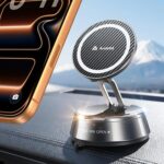 andobil 2026 Upgrade for Magsafe Car Mount [Strongest Suction & Magnet] Vacuum Magnetic Phone Holder for Car 360° Adjustable Car Cell Phone Holder Mount for iPhone 17 Pro Max 16/15/14/13/12