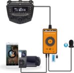 Car Bluetooth Transmitter with USB & AUX Input Interface for Honda Accord 2003-2012, Civic 2006-2014, CR-V 2004-2014, Odyssey 2005-2010, Pilot 2006-2014, TSX 2004-2011, MDX 2005-2006