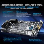 Eonon GMSX6S2 Car Stereo for Chevy Chevrolet Silverado/GMC Sierra 2014-2018, 2015 Silverado Radio CarPlay & Android Auto Head Unit, 10.1" QLED Car Radio with Bluetooth, SWC, 6+64GB -(QCM6225-AD) - Image 2