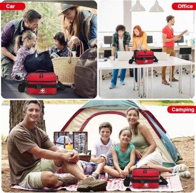 Poygik Premium 420 Piece Large First Aid Kit for Home, Car, Travel, Camping, Truck, Hiking, Sports, Office, Vehicle & Outdoor Emergencies - Emergency Medical Kits, Businesses & Home Medical Supplies - Image 6