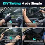 Car Window Tint BLACKGLASS IX® Professional Quality Film Tinting Roll for Car, Van & Vehicles (15% VLT, 20ft x 2ft, 2 Ply, Dark Smoke) Solar, Glare and Privacy with Installation Instructions - Image 3