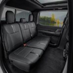 for Ford F150 Seat Covers 2015-2023 2024 2025 2026,Full Set Leather Waterproof Black Trucks Pickup Seat Covers Custom Fit for Ford F150 Accessories,Car Seat Cover for SuperCrew/CrewCab(XL,XLT) - Image 2