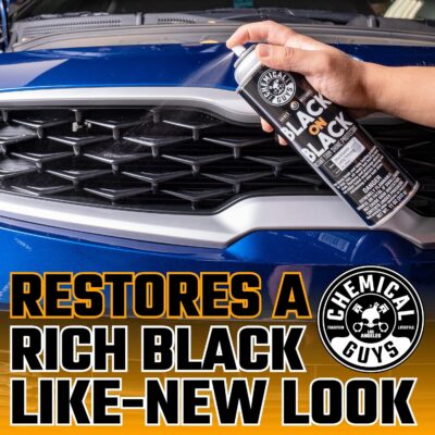 Chemical Guys AIR_SPRAY_1 Black On Black Instant Trim Shine Exterior Spray Dressing & Protectant, (Safe for Cars, Trucks, SUVs, RVs, & More) 11 fl oz - Image 2