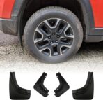 4Pcs Car Mud Flaps Fit for Jeep Compass 2017 2018 2019 2020 2021 2022 2023 2024 2025 Front Rear Splash Guards Fender Waterproof Splashproof Mudguards Body Fittings Sport Utility Auto Accessories. - Image 6