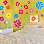 Fancy Land Daisy Stickers 180Pcs Flower Car Decals Vinyl Daisy Sticker Self Adhesive Car Labels for Truck Bumper Mirror Window Clings Decoration 12 Sheets - Image 8