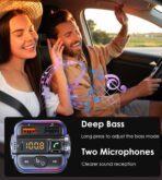 Bluetooth 5.3 FM Transmitter for Car, Dual Micphone Hands-Free Calls Wireless Radio Receiver, PD 30W & QC3.0 Fast Car Charger Adapter - Image 2