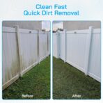 Electric Pressure Washer Power Washer Electric Powered Power Wash Power Washers with Adjustable Nozzle, Pressure Cleaning Machine with Foam Cannon for Cars, Fences, Driveways, Patios, Home Cleaning - Image 5