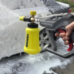 M MINGLE High Pressure Washer Gun Snow Foam Lance, 4000 PSI Cannon Foam Blaster Power Washer with 1/4" Quick Connector, Car Wash Foam Cannon Kit with 5 Pressure Washer Nozzle Tips, 1 Liter - Image 7