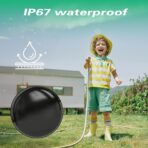 GPS Tracker for Vehicles.Mini Hidden Magnetic GPS Tracker for Vehicles - Full Global Coverage, No Subscription or SIM Card Required - Perfect for Cars, Assets, Pets, Kids, and Seniors!(Black Circle) - Image 3