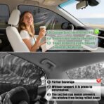 ZATOOTO Car Window Shades for Honda CR-V 2023-2025, 4 Pack CR-V Sun Shade Side Window, Breathable Mesh Car Window Screen for Camping Napping Baby UV Protection - Image 6