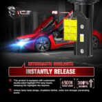 MZS 9005 9006 Bulbs Combo, 300% Brighter HB3 HB4 Fog Lights, Instant-Plug in 6500K Xenon White 9005 9006 Light Bulb, Mini Size Fanless 9005 9006 Fog Bulbs, Pack of 4 - Image 2