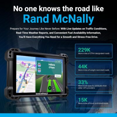 Rand McNally RANDTAB7 7-inch GPS Truck Navigator with Industry's Best Custom Trucking Routes, Rand Navigation 2.0 with 2025 Maps - Image 6
