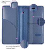 CoBak Car Registration and Insurance Holder - Vehicle Glove Box Car Organizer,Auto Truck Comparment Accessories Case with Magnetic Closure for Driver License,Cards, Carbon Blue - Image 2