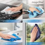 MagicFiber Microfiber Cleaning Cloth - Higher Quality, Larger Size - Micro Fiber Cloth for Cleaning Rags, Dust Cloths, Kitchen Dish Towels (12 Pack, 13”x11”) - Image 4