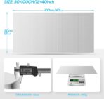 FLASLD Aluminized Heat Shield Thermal Barrier Adhesive Backed Heat Sleeve Up to 2000 Degrees Fahrenheit (12'' X 40'') - Image 2