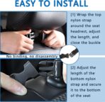 Aokdom 2PCS Car Seat Back Organizer,Extra Large Capacity Car Seat Organizer with 6 Mesh Pocket,2 Cup Holder & 4 Storage Bag,Road Trip Essentials for Kids & Adults - Image 4