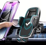 2026 New Car Vent Phone Holder [Thick Cases Friendly] Rotatable Universal Phone Mount for Your Car with Wide Clamp, Car Phone Holder Mount for iPhone 17 Pro Max 15 14 13 Samsung S25