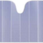 BDK Lavender Shine Car Windshield Sun Shade Accordion Folding Sunshade for Windshield Blocks UV Rays Sun Visor for Car Front Window Protector - Easy Setup Keeps Your Vehicle Cool - 58 x 27 inches