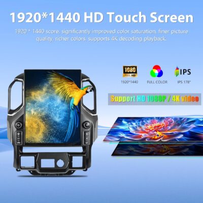 15.6 Inch Touch Screen Android Car Radio for GMC Sierra Chevrolet Silverado 2019 2020 2021 2022 2023 Head Unit Wirless Carplay GPS Navigation Screen Upgrade Multimedia Player Android Auto - Image 5