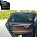 2Pack Mesh Car Side Window Sun Shade Cover,UV Protection Rear Side Window Shade, Stretchy Mosquito Net Curtains,Fit for Most of Cars（23.6"*27.5"）