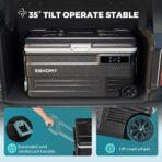 EUHOMY 12 Volt Refrigerator, 80QT(75L) 12V Fridge, Electric Cooler APP Control, Car Fridge 12/24V DC 100-240V AC, Car Refrigerator 0℉~68℉, 12 Volt Cooler for Camping, Trip, Truck, Boating, Outdoor - Image 7