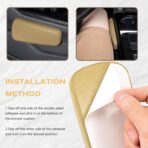 OFBAND 2PCS Elbow Pad Arm Rest for Car,Soft Leather Arm Rest Pillow with One-Piece Molding for Comfortable Support,Universal Car Accessories Car Knee Cushion Car Door Armrest Pads (Black) - Image 6