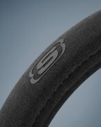 Skechers Steering Wheel Cover, Memory Foam Car Steering Wheel Covers,14.5-15inch Anti-Slip Safety Comfortable Design Universal Men Women Fits for 95% Truck,SUV,Cars(Black) - Image 3