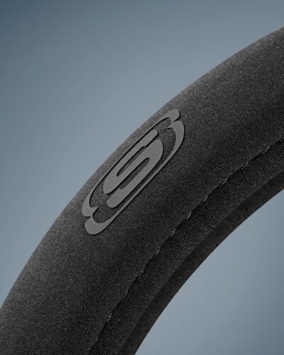 Skechers Steering Wheel Cover, Memory Foam Car Steering Wheel Covers,14.5-15inch Anti-Slip Safety Comfortable Design Universal Men Women Fits for 95% Truck,SUV,Cars(Black) - Image 3