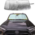 Front Windshield Sunshade - JeCar for 4runner Sunshade Car Sun Shade Heat Shield Custom-fit Sunshade Sun Visor Mat for 2017 2018 2019 2020 2021 2022 2023 2024 Toyota 4runner SUV