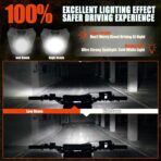 PowerMotor Dirt Bike Headlight,Motorcycle 4 LED Headlight Wick For Universal EXC 300 XC XCF XCW 150 250 350 450 Accessories Headlamp Moto Enduro Motocross - Image 4