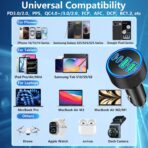 Car Charger USB C, KYOHAYA 90W 4-Port Dual USB-C & USB-A Power Cigarette Lighter Adapter PD/QC Type C Car Charger Fast Charging for iPhone 17 Pro 17 Pro Max 16 15 14 13 12 11/Galaxy S26 S25/Pixel/iPad - Image 7