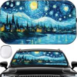 Sun Shade for Car Windshield, Foldable Universal Car Windshield Upgrade Sunshade Enhanced UV Rays