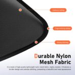 2 Pack Car Window Shades, Universal UV Protection Sunshade for Side Windows, Strong Light Glare Blocking Suction Cup Curtain, Privacy Shield for Baby Sleeping Camping Napping, Fit 98% Most Cars - Image 3