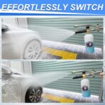 Tool Daily Foam Cannon with Dual Connector Accessory, 1/4 Inch Quick Connector, 5 Pressure Washer Nozzle Tips, 1 Liter - Image 4