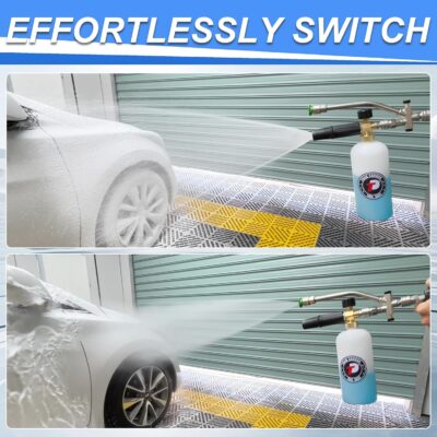 Tool Daily Foam Cannon with Dual Connector Accessory, 1/4 Inch Quick Connector, 5 Pressure Washer Nozzle Tips, 1 Liter - Image 4