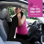 lebogner Waterproof Sweat Towel Car Seat Cover for Post Gym Workout, Running, Swimming, Beach and Hiking, Universal Fit Anti-Slip Bucket Seat Protector for Cars, SUVs and Trucks, Machine Washable - Image 4