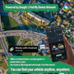 Magnetic Hidden GPS Tracker for Vehicles – 365 Days Battery Life, No Subscription, Car Tracker Device Hidden (Android Tracker) - Image 2