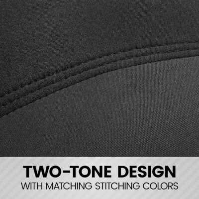 BDK Black Car Seat Covers Full Set - Universal Fit Matching Set Seat Covers for Trucks & Car Seat Protector for SUV - Front Seats, Rear Back Bench, & Headrest Seat Covers for Cars Interior Covers - Image 6