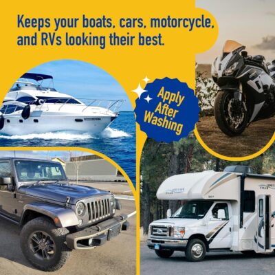 Ceramic Sealer Bundle – 32oz Hose-End Sprayer & 64oz Refill – Professional-Grade Hydrophobic Ceramic Coating for Cars, Boats & RVs – Ultimate Gloss & UV Shielding - Image 9