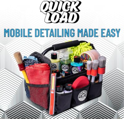 Chemical Guys Quick Load Collapsible Detailing Car Caddy Organizer & Storage – Portable Wash and Garage Organizer for Supplies, Tools and Accessories – Durable Black Design for Cars, Trucks & Home | Quick Load, Collapsible, For Cars, Trucks, SUVs, RVs - Image 4