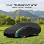 Car Cover Waterproof All Weather for Automobiles, Outdoor Full Exterior Covers for Sedans (Length: 186"-193") Rain Winter Sun Protection. Universal Fit for Toyota Camry, Honda Accord, etc. - Image 7
