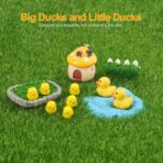 20 Pcs Mini Ducks Car Dashboard Decors, Cute Rearview Mirror Ornaments, Funny Interior Car Accessories with Adhesive Stickers for Automotive Window Home Garden Decorations - Image 7